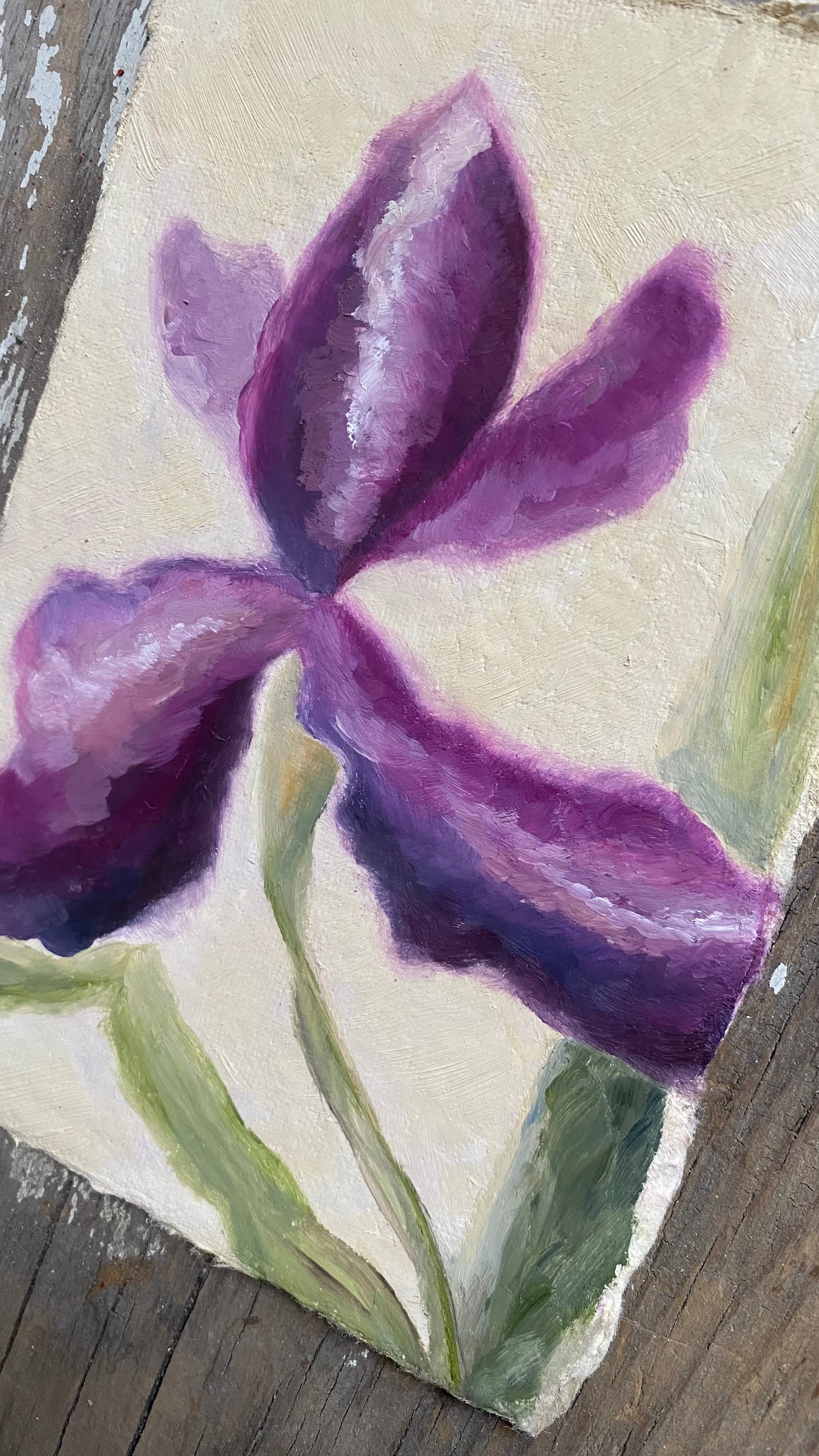 Iris 2 - Original Oil Painting