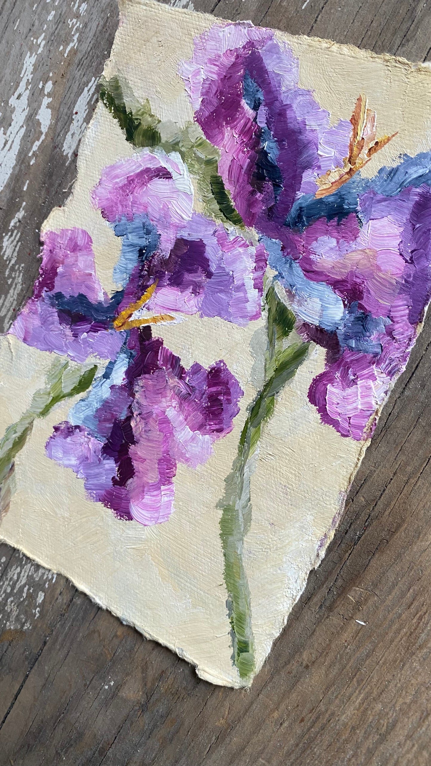 Iris 3 - Original Oil Painting