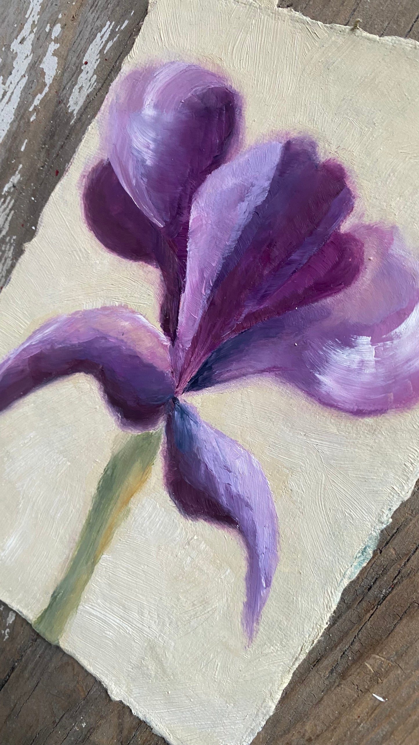 Iris 4 - Original Oil Painting