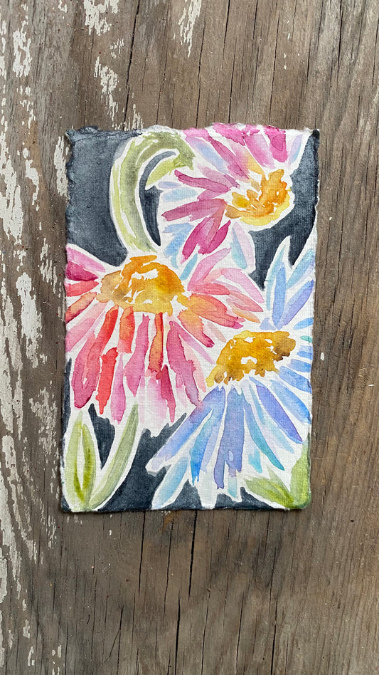 Wildflowers 2 - Original Watercolor Painting